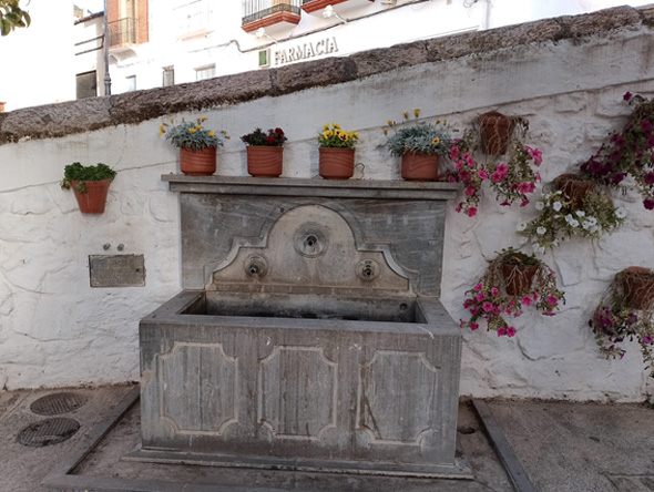 Fuente de la Plaza de la Iglesia (J. F. Tarifa Rodríguez, junio 2024)