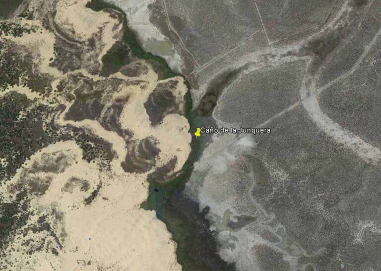 Caño de la Junquera (Imagen tomada de Google Earth)