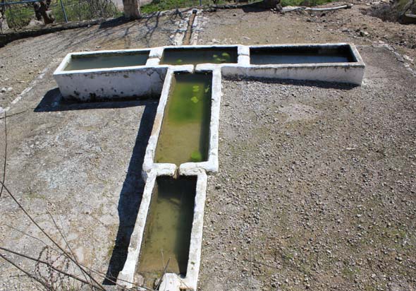 Abrevadero sobre el Arroyo de Berrio (J. A. Palomino León, febrero 2013)